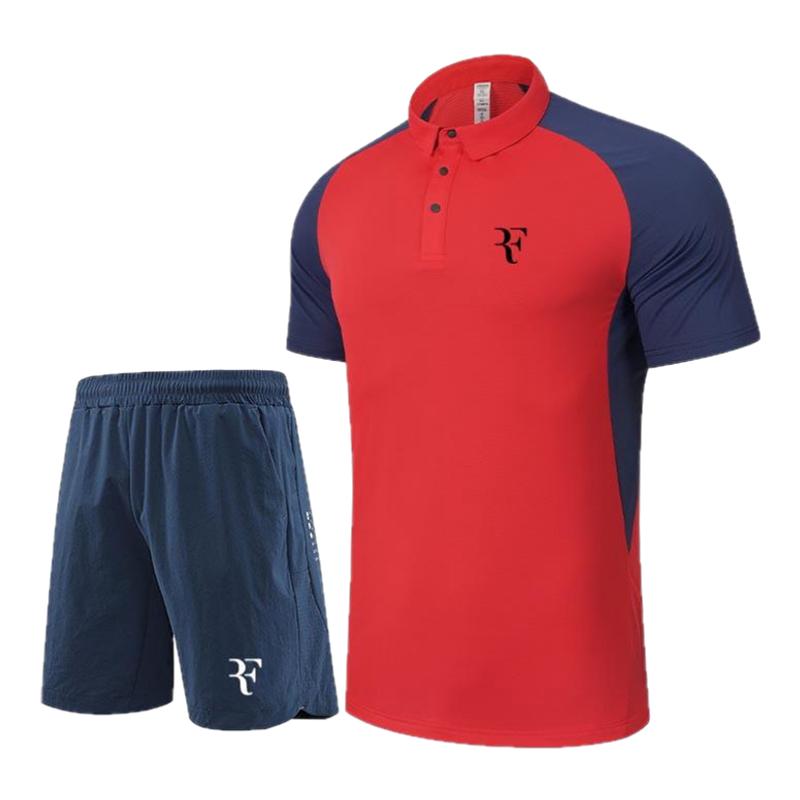 新款費德勒網(wǎng)球服polo衫冰感面料超輕速干透氣網(wǎng)球服比賽團隊定制