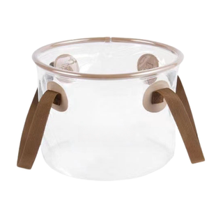 ins透明可折叠水桶儿童沙滩挖沙玩具亲子赶海工具露营便携式装备