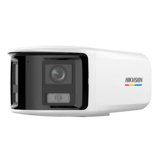 海康威视180°双摄广角摄像机poe监控双目臻全彩摄影头400/600万