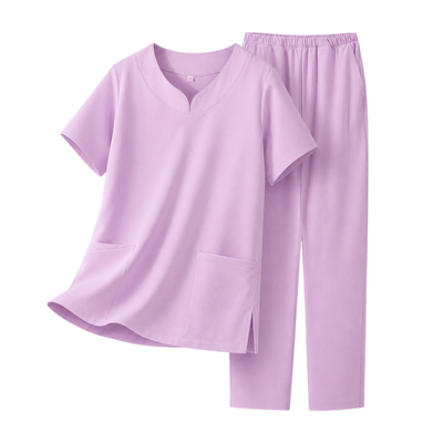 范丽欧桃心领洗手衣月子护理服