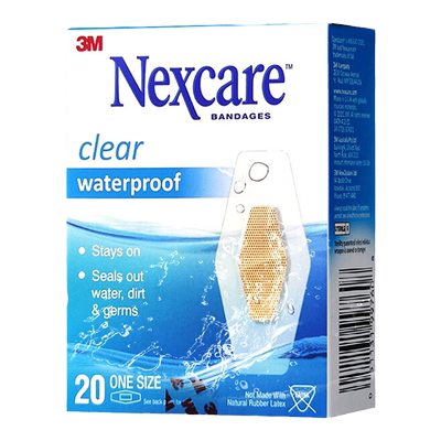 3M耐适康防水创口贴透气低敏防水贴大小号创口贴防磨脚透气敷贴