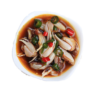 300g麻辣蟹钳腌蟹钳螃蟹脚即食海鲜香辣醉蟹脚蟹腿青岛