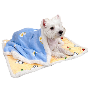 狗垫子秋冬保暖睡觉用毛毯被子猫毯子冬季狗狗冬天窝垫宠物床垫兔