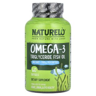 NATURELO鱼油Omega-3甘油三酯支持心脏大脑眼睛关节健康