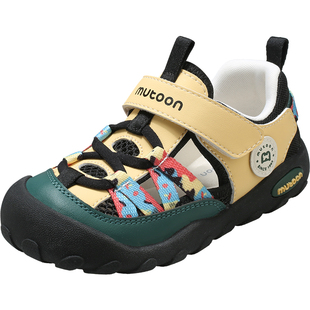 牧童童鞋轻便户外徒步凉鞋2026夏季新款透气软底小女孩儿童运动鞋