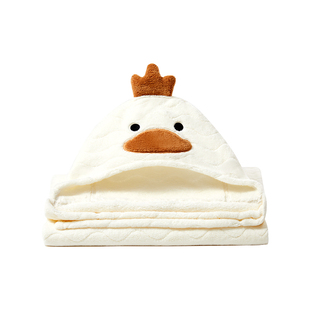 imomoto婴儿儿童浴巾宝宝秋冬浴袍