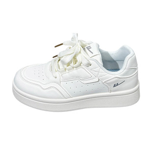 回力板鞋女款2026冬季新款厚底加绒小白鞋软底轻便百搭ins二棉鞋