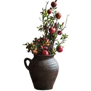 高品质仿真石榴果假花摆件餐桌花摆设家居软装饰品仿真花桌面插花