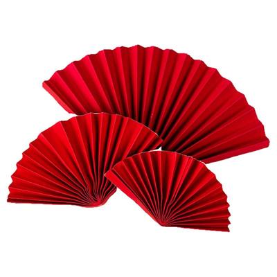 折扇子寿婆中国风梅花蛋糕装饰