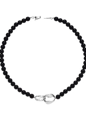 PUNCHLINE黑色珍珠项链高级感