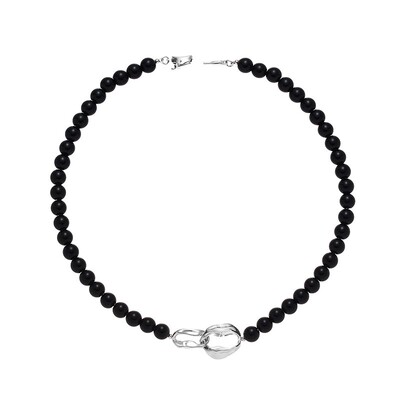 PUNCHLINE黑色珍珠项链高级感