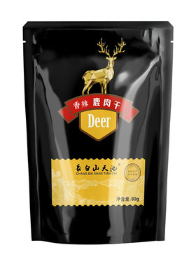 鹿肉干东北特产休闲零食长白山开袋即食滋补风干手撕非牛小众零食
