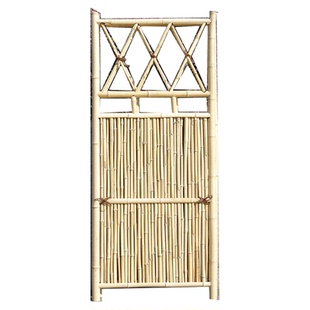 竹字护栏篱笆竹编栅栏围栏日式户外围墙庭院田园花园隔断挡墙室外