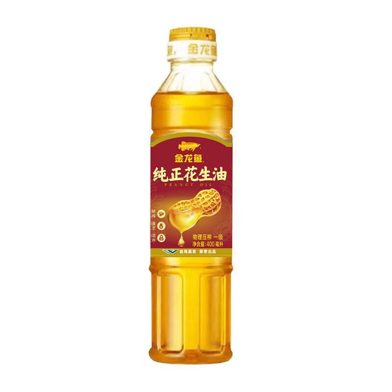 金龙鱼纯正花生油400ml小瓶花生油