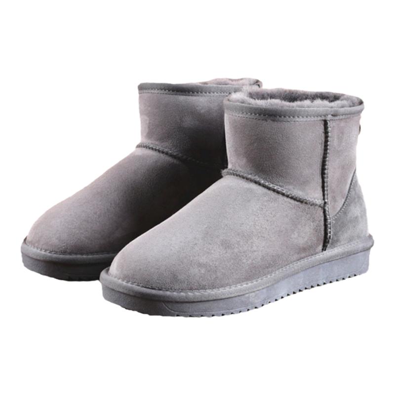 情侣款澳洲羊皮毛一体雪地靴