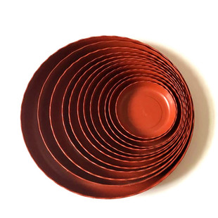 圆形花盆托盘加厚塑料花托底盘底座接水盘大号绿萝多肉小垫底热销