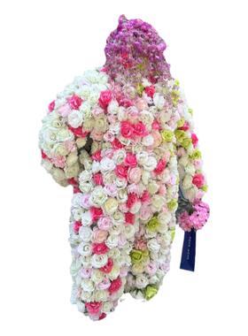 集市花墙旅游巴士网红玫瑰花海