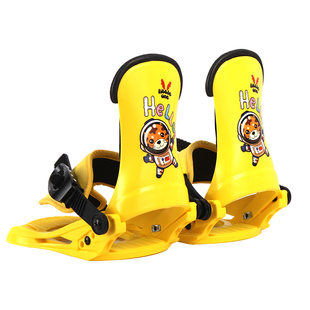 COSONE儿童单板固定器传统绑带专业青少年雪鞋固定器户外滑雪装备