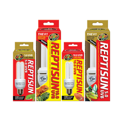 美国zoomed UVB灯5.0 10.0爬宠陆龟蜥蜴补钙灯管多肉补光紫外线灯