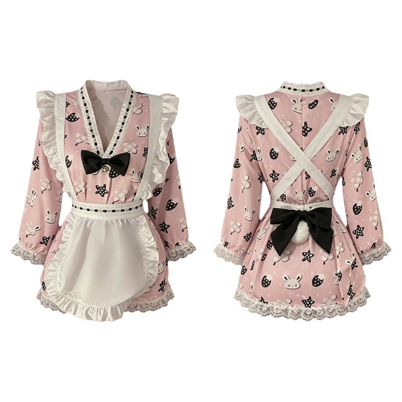 性感蝴蝶结和服女仆制装二次元