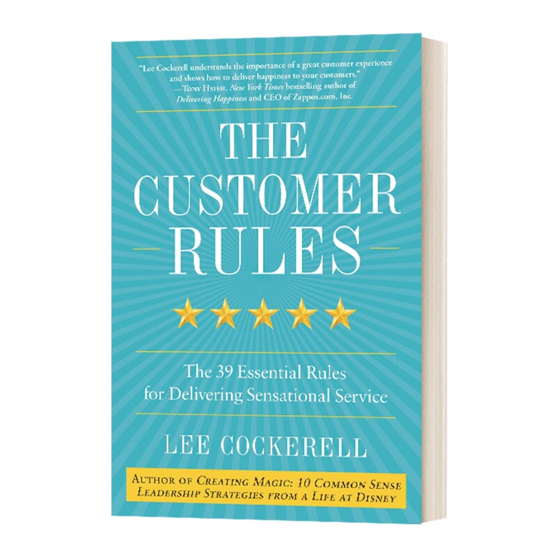 英文原版 The Customer Rules 卖什么都是卖体验 互联网时代必学的39条客户体验法则 迪斯尼高管40年客户体验精髓总结 进口英语书