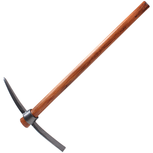 猛士全钢锻造钢镐大号镐十字镐羊角镐洋镐铁镐挖矿开荒锄尖镐锄头