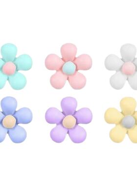 Eardots树脂耳钉新耳洞养护不过敏花花蝴蝶小鹿熊爱心学生用耳饰