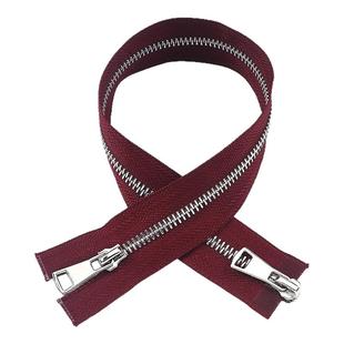 5号金属拉链双头双向羽绒服高档皮衣外套替换拉链条长款拉锁配件