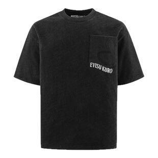 EVISU KURO男士满地商标短袖潮流T恤2ESGNM5TS5128LFCT