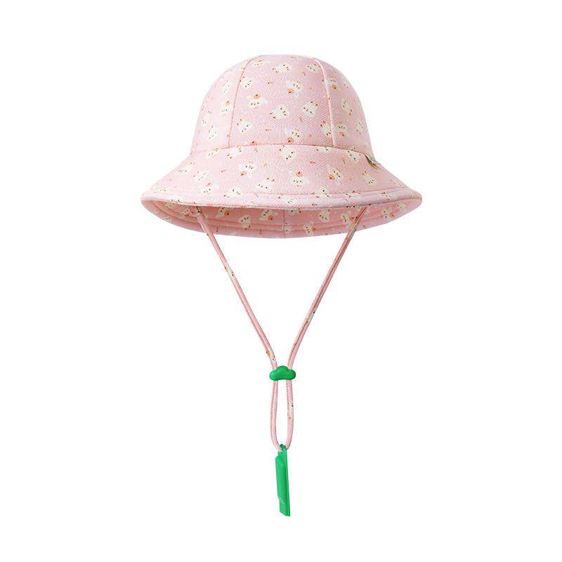 KK树婴儿防晒渔夫帽遮阳防紫外线春夏款通用