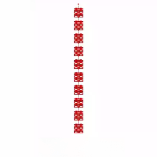 结婚窗帘装饰喜字拉花挂饰婚房布置男女方新房卧室客厅囍字帘婚庆