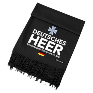 德国陆军空军德意志联邦武装飞行员军迷仿羊绒围巾男女分指保暖款
