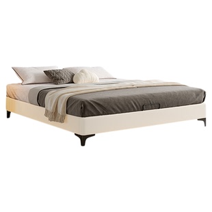 政府补贴纯实木无床头床小户型可定制榻榻米1.5m卧室排骨架床架