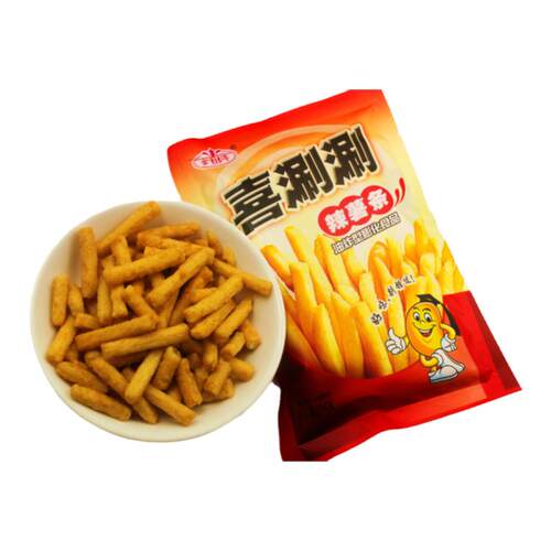 喜涮涮辣薯条加量装薯条薯片油炸膨化零食品休闲宿舍小吃年货