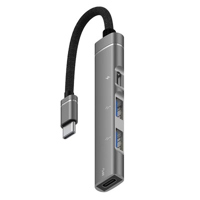 usb拓展坞笔记本电脑usb3.0插头多口typec扩展器多接口mac接口macbook转接头u盘鼠标一拖四分线器otg转换