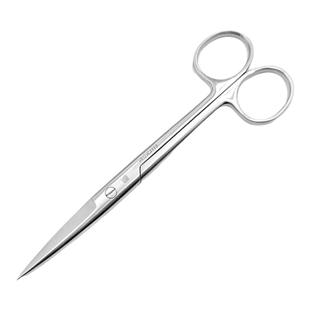 上海金钟手术剪弯尖不锈钢眼科拆线解剖纱布绷带医用外科器械剪刀