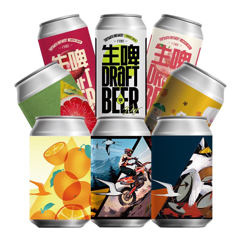 TripSmith行匠精酿啤酒皮尔森浑浊ipa水果拉格果味德国小麦鲜啤