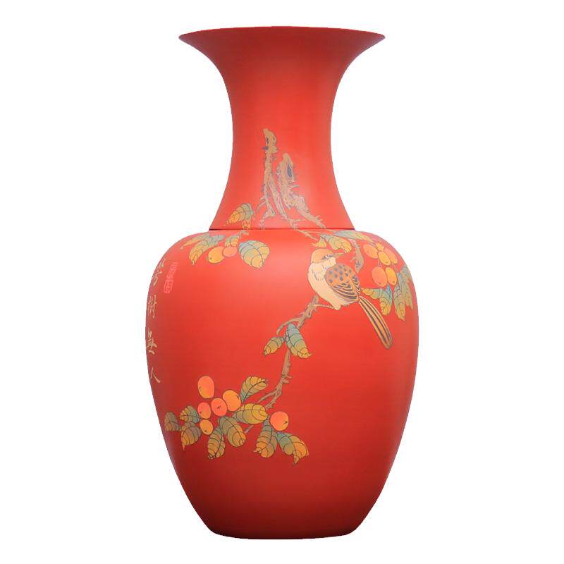 李正龙花瓶储茶罐装饰与储物双用