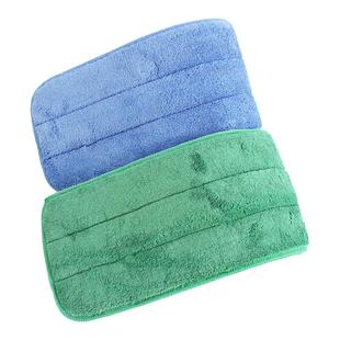 平板拖把替换布粘贴式魔术贴家用拖布换洗布加厚珊瑚绒木地板除尘