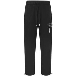 TrueReligion2024秋冬新品男士休闲运动风针织裤子