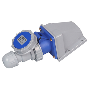 防水航空插头公母对接IP67工业插座三芯4心5孔16A32A防爆插头380V