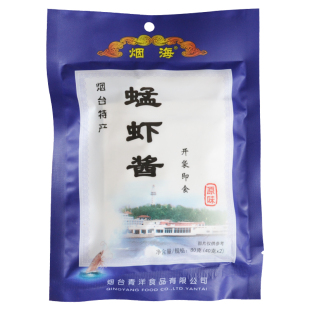 蜢虾酱山东烟台特产虾酱烟海蜢虾酱蜢子虾酱即食整箱80g40袋