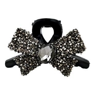 蝴蝶结抓夹小号半扎发夹女后脑勺中号发量少2025新款高端夹子头饰