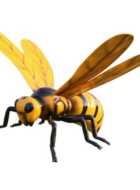 室外写实风昆虫小蜜蜂蜘蛛摆件