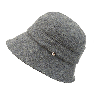 MARJAKURKI玛丽亚古琦复古百搭羊毛呢渔夫帽时尚呢子帽子女秋冬季