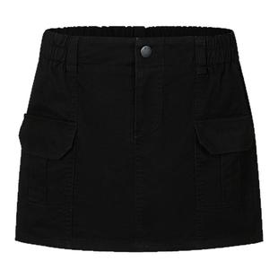 UR&DC2025秋季新款时尚休闲双侧贴袋显瘦短款半裙松紧腰工装短裙