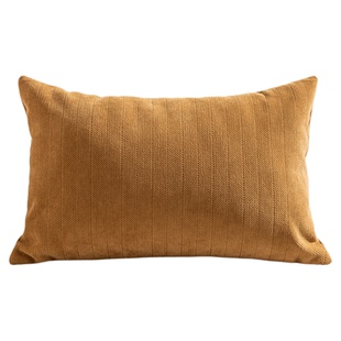 雪尼尔长方形咖棕抱枕靠垫套不含芯床头靠背客厅沙发大靠枕套定制