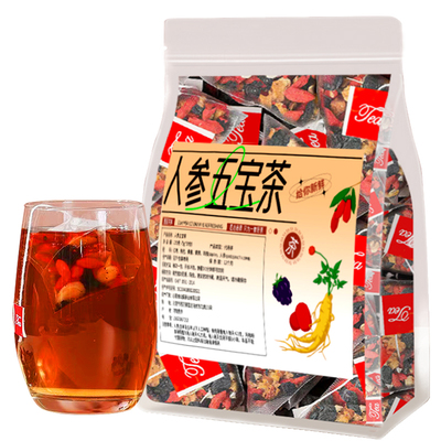 【告别三分钟】人参五宝茶