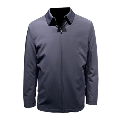 内胆可拆卸男士翻领羽绒服外套