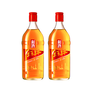 和酒  金色年华五年陈  500ml*2瓶 上海老酒黄酒